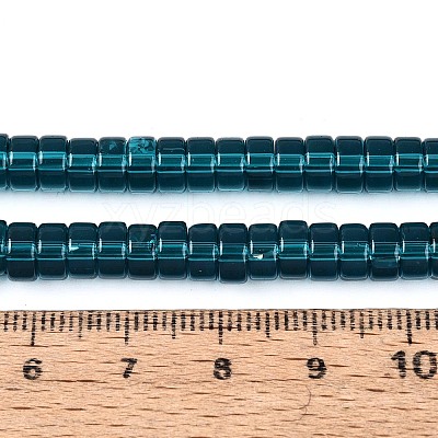Transparent Glass Beads Strands GLAA-N026-4x8mm-T04-1