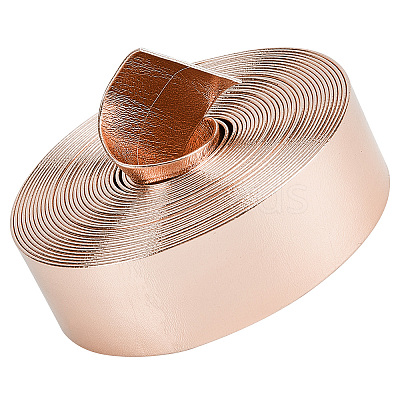 Soft Flat Imitation Leather Cord LC-WH0006-03B-03-1