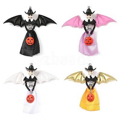 Halloween Synthetic Turquoise Big Pendants PALLOY-JF06032-1