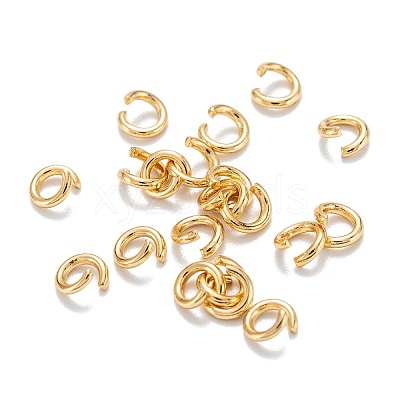 Ion Plating(IP) 304 Stainless Steel Open Jump Rings X-STAS-F084-24G-01-1