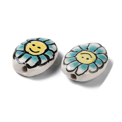 Handmade Porcelain Beads PORC-G011-04E-1