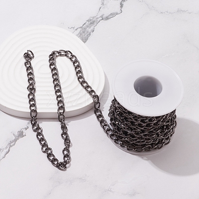 Aluminium Twisted Curb Chains CHA-YW0001-02-1