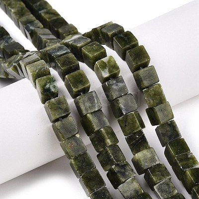Natural TaiWan Jade Beads Strands G-T139-8x8-21A-1