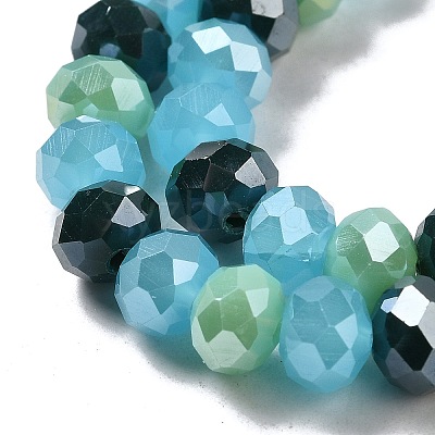 Glass Beads Strands EGLA-A034-M8mm-58-1