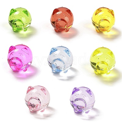 Transparent Acrylic Beads OACR-Z016-12B-1