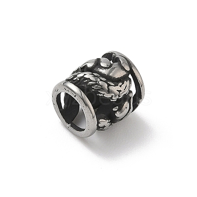 304 Stainless Steel Beads STAS-H238-08E-AS-1