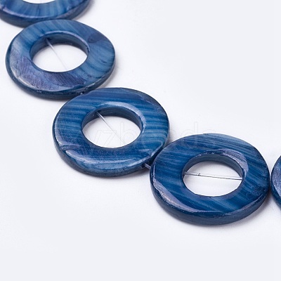 Natural FreshWater Shell Bead Frames X-SHEL-ZX008-01-1