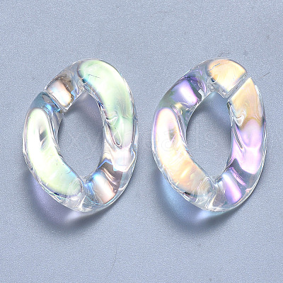 Transparent Acrylic Linking Rings LS-X-OACR-S036-001B-D01-1