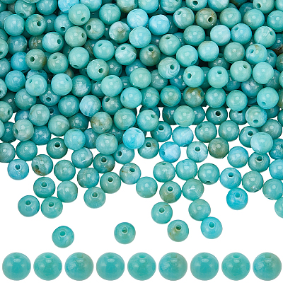 500Pcs Round Imitation Gemstone Acrylic Beads OACR-SP0001-67-1