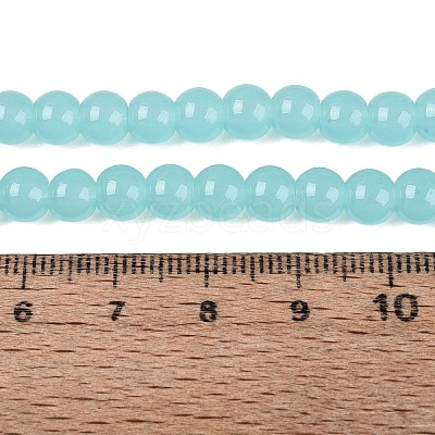 Imitation Jade Glass Beads Strands LS-GLAA-T032-J6mm-06-1