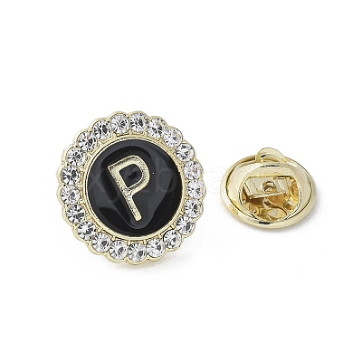 Letter Enamel Pins JEWB-S042-03P-G-1