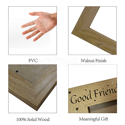 Rectangle Wood Photo Frames AJEW-WH20021-025-1