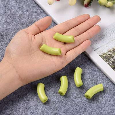 Opaque Acrylic Beads SACR-S677-M-1