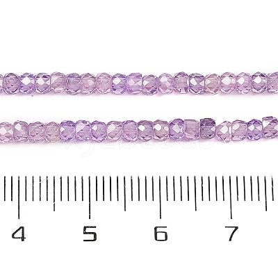 Transparent Gradient Color Cubic Zirconia Strand ZIRC-NH0002-01D-1