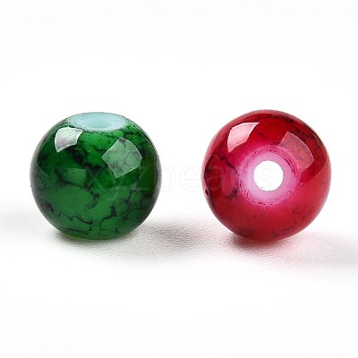 Baking Paint Glass Beads DGLA-S115-6mm-MS-1