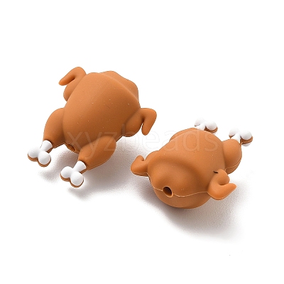 3D Thanksgiving Day Food Grade Silicone Focal Beads SL-CBA05A0-03-1