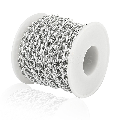 Aluminium Twisted Curb Chains CHA-YW0001-01S-1