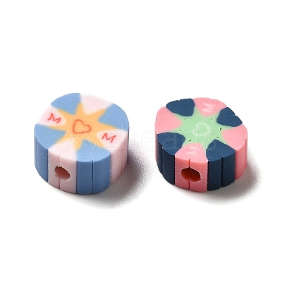 Mother's Day Handmade Polymer Clay Beads CLAY-E001-01D-1