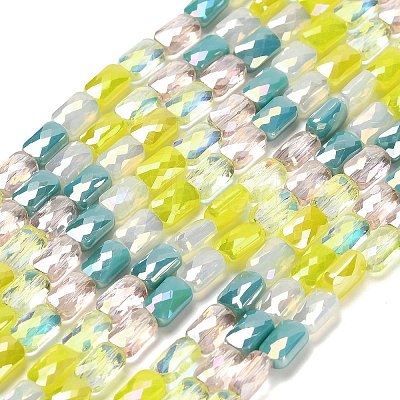 Electroplate Glass Beads Strands EGLA-P068-01A-01-1