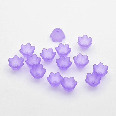 Transparent Acrylic Beads FACR-R017-01-1