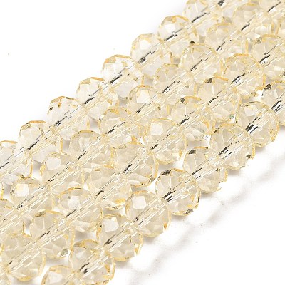Transparent Baking Paint Glass Beads Strands LS-DGLA-A034-T8mm-D02-1