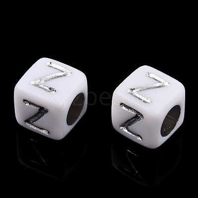 Plating Acrylic Beads SACR-S297-08-1