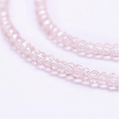 Transparent Glass Beads Strands EGLA-K010-A03-1