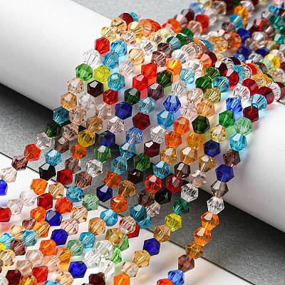 Transparent Glass Beads Strands GLAA-F029-3mm-29-1