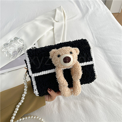 DIY Polycotton Braided Women's Crossbody Handbag Making Kits DIY-WH0349-353B-1