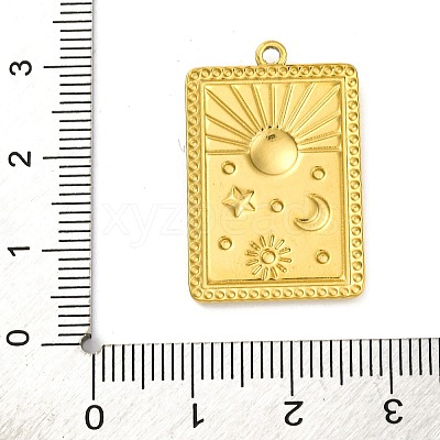 Ion Plating(IP) 304 Stainless Steel Pendants STAS-K293-03G-1