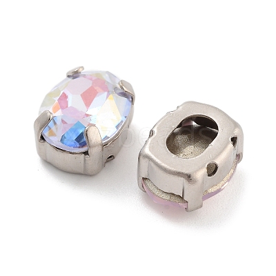 Oval Opal Sew On Rhinestones RGLA-G024-04A-P-1