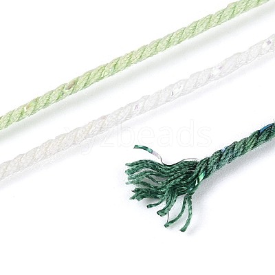 30M Segment Dyed Macrame Cotton Cord OCOR-T018-01T-1