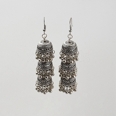 Alloy Bell Dangle Earring LS-EJEW-WH0017-95AS-1