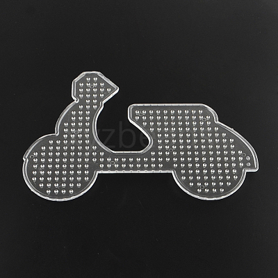 Motorcycle ABC Plastic Pegboards used for 5x5mm DIY Fuse Beads LS-X-DIY-Q009-46-1