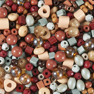 227Pcs Glass Seed Beads SEED-TA0001-58C-1
