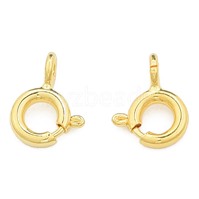 Brass Spring Ring Clasps KK-N259-10-1