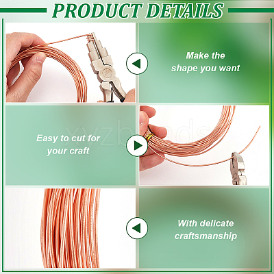 Round Copper Wires CWIR-WH0007-17B-C-1