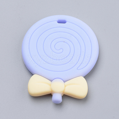 Food Grade Eco-Friendly Silicone Big Pendants SIL-Q011-01B-1