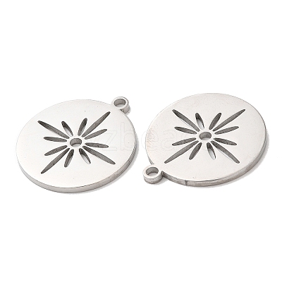 Non-Tarnish 304 Stainless Steel Pendants STAS-L020-002P-1