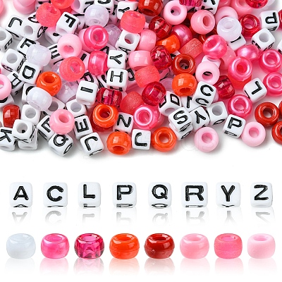 Transparent & Opaque Acrylic Beads KY-FS0001-26D-1