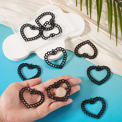 10Pcs Spray Painted Alloy Pendants FIND-TA0010-47C-1