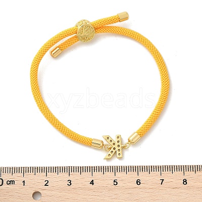 Adjustable Nylon Cord Bracelets X-BJEW-C096-01G-11-1