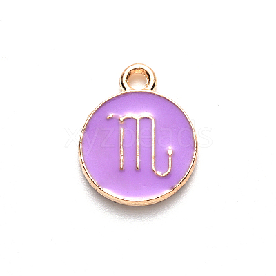 Alloy Enamel Pendants LS-ENAM-S124-01A-01L-1