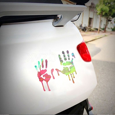 Car Decals- 1 Pcs Hand Car Hood Sticker ST-F711-1-1