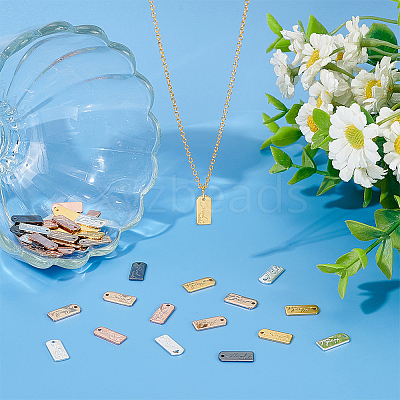 50Pcs 5 Colors Alloy Charms FIND-WR0011-36-1