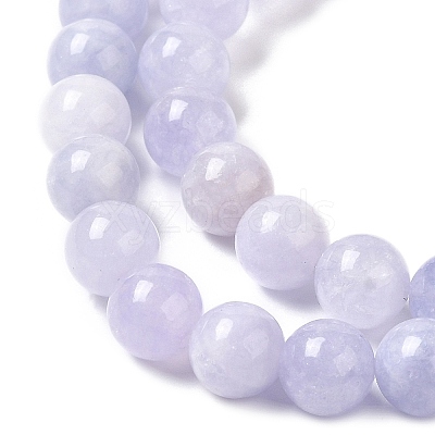 Natural Dyed White Jade Beads Strands G-M402-C03-06-1