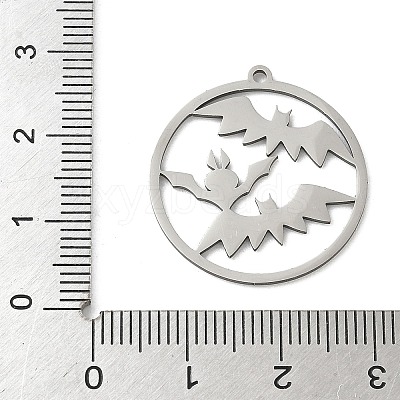 201 Stainless Steel Pendants STAS-G366-02P-05-1