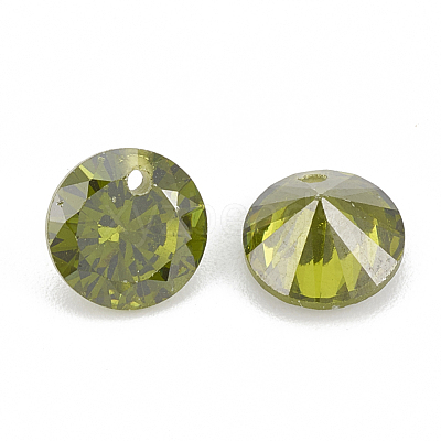 Cubic Zirconia Charms ZIRC-N033-B-03-1