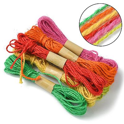 6 Colors Jute Cord OCOR-CJ0001-09-1