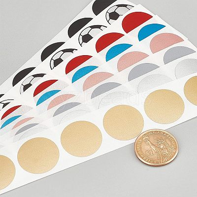 Coated Scratch Off Film Password Sticker DIY-WH0184-42D-1